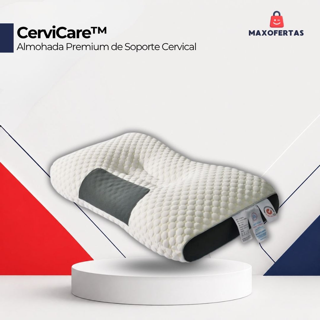 CerviCare™ - Almohada Premium de Soporte Cervical